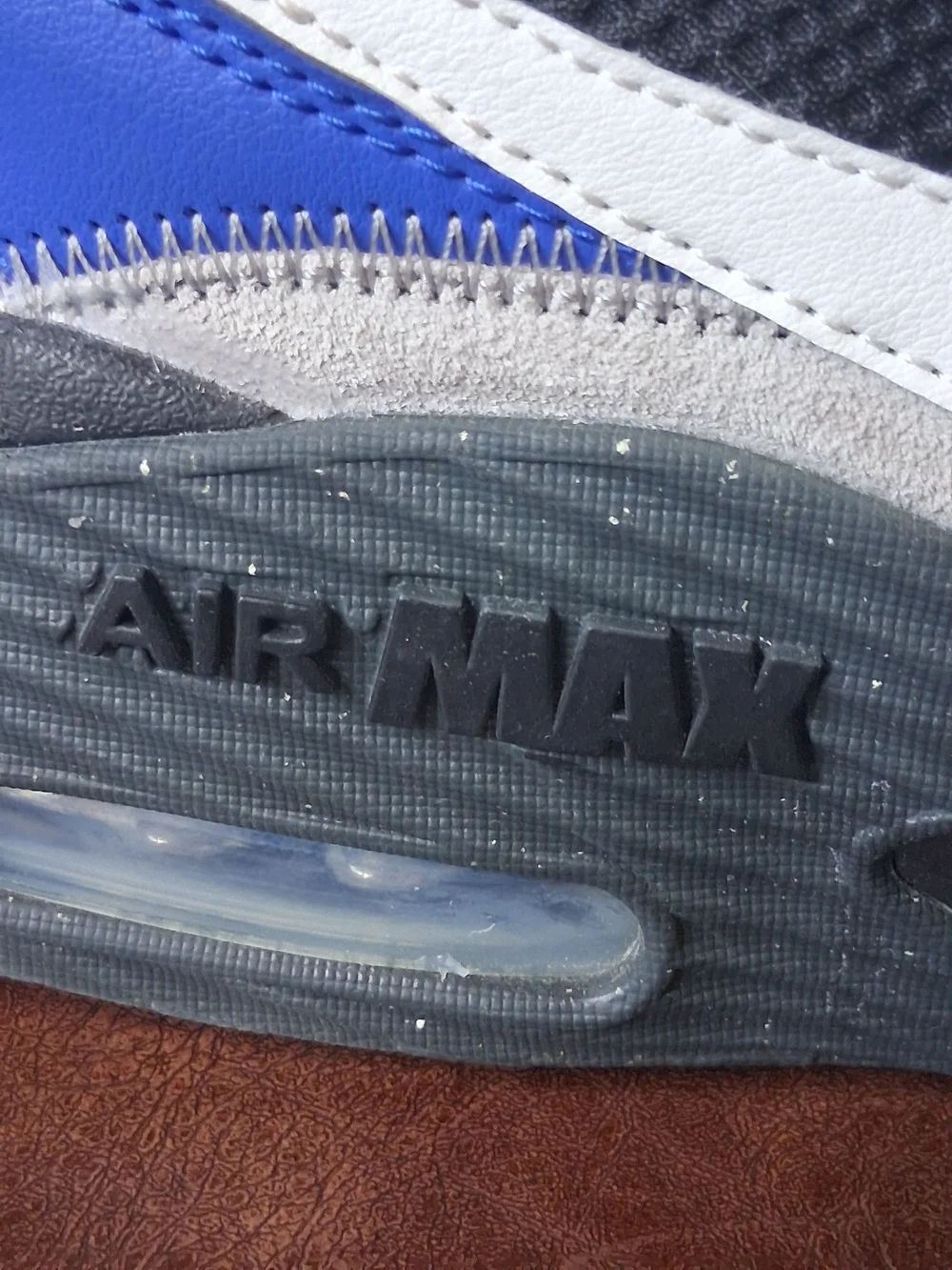 Nike Air Max Excee Black Smoke Grey Racer Blue Shoe - Size 13